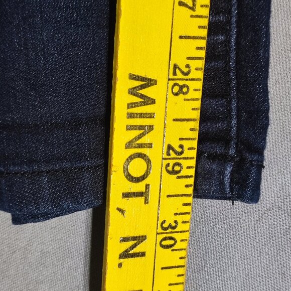Democracy jeggings women's size 8 ink blue Jean "Ab"Solution stretchy - Picture 10 of 12